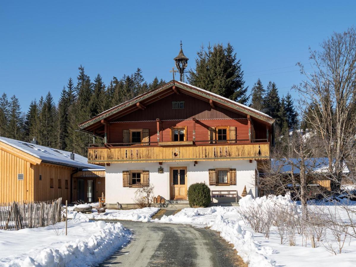 Going Artenreich Going am Wilden Kaiser Buitenkant foto