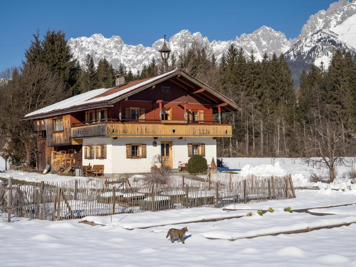 Going Artenreich Going am Wilden Kaiser Buitenkant foto